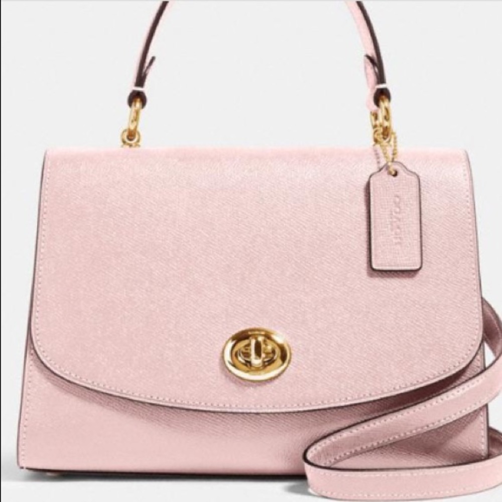 NWT Coach Tilly Top Handle Satchel Blossom (Rare)